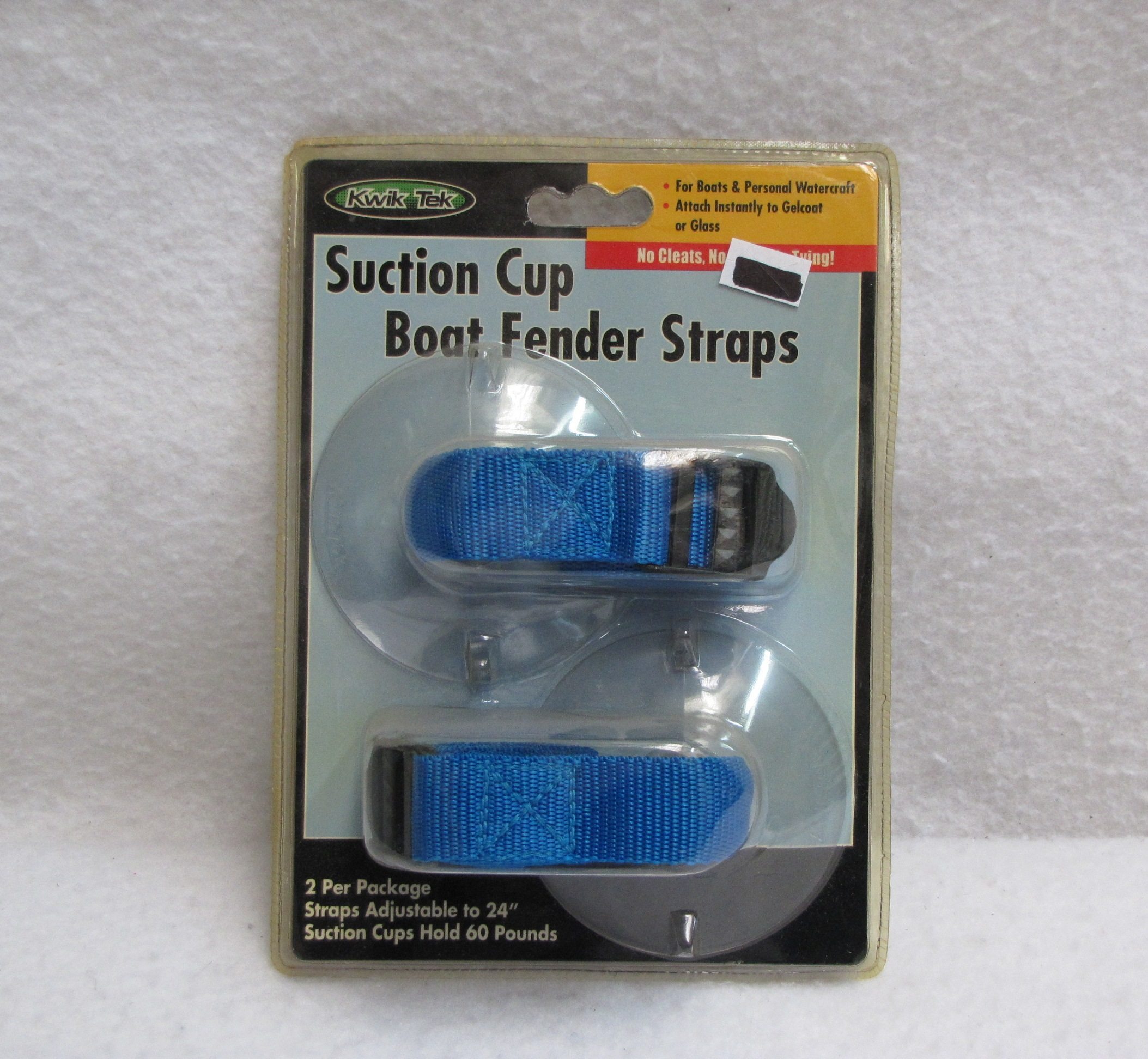 Kwik Tek Suction Cup Boat Fender Straps SF1C eBay