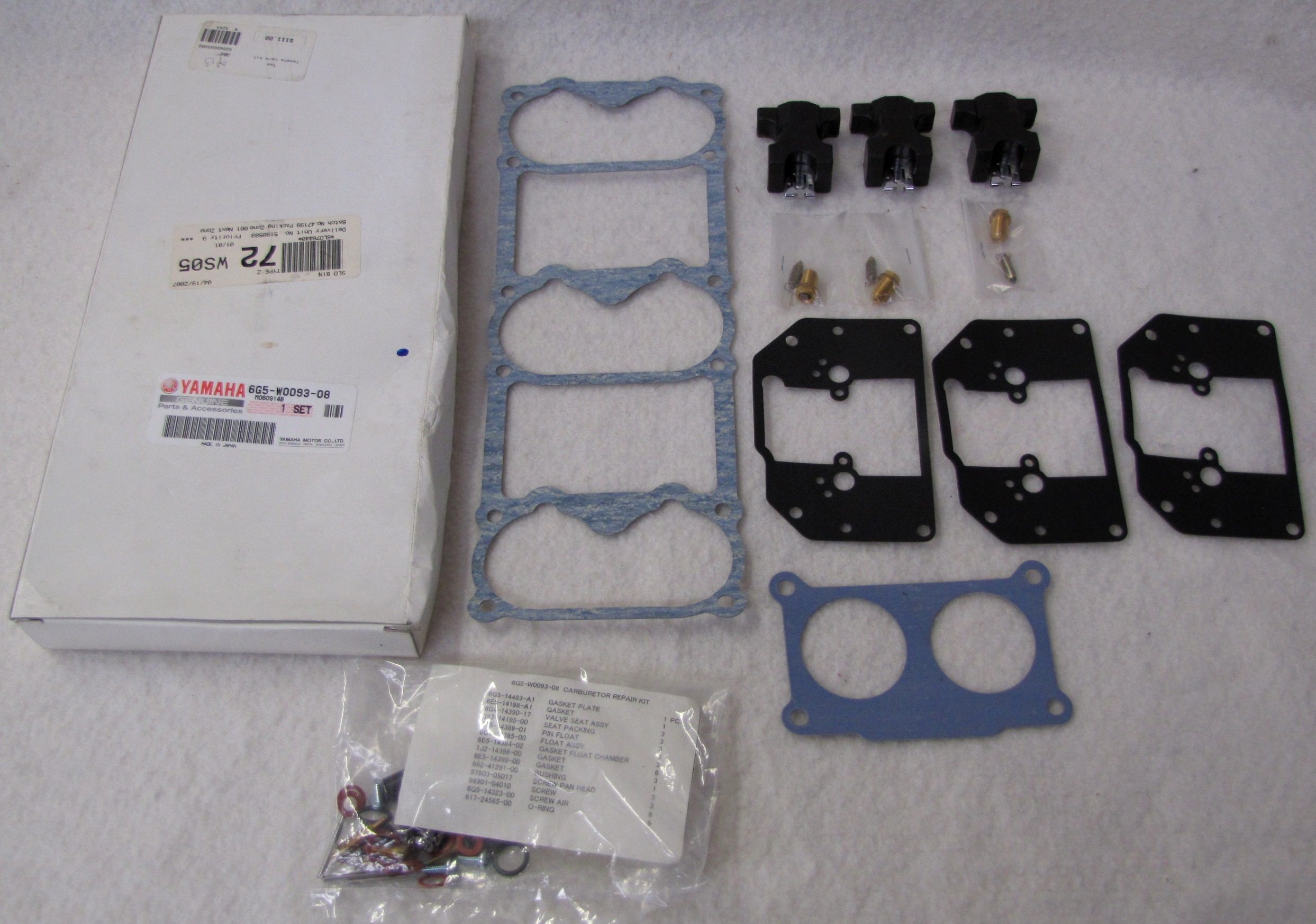 Genuine Yamaha Carburetor Repair Kit 6G5W00930800 Express Marine