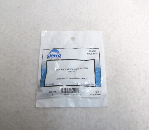 Sierra Marine 18-3713 Mercury Lock Nut 11-22339