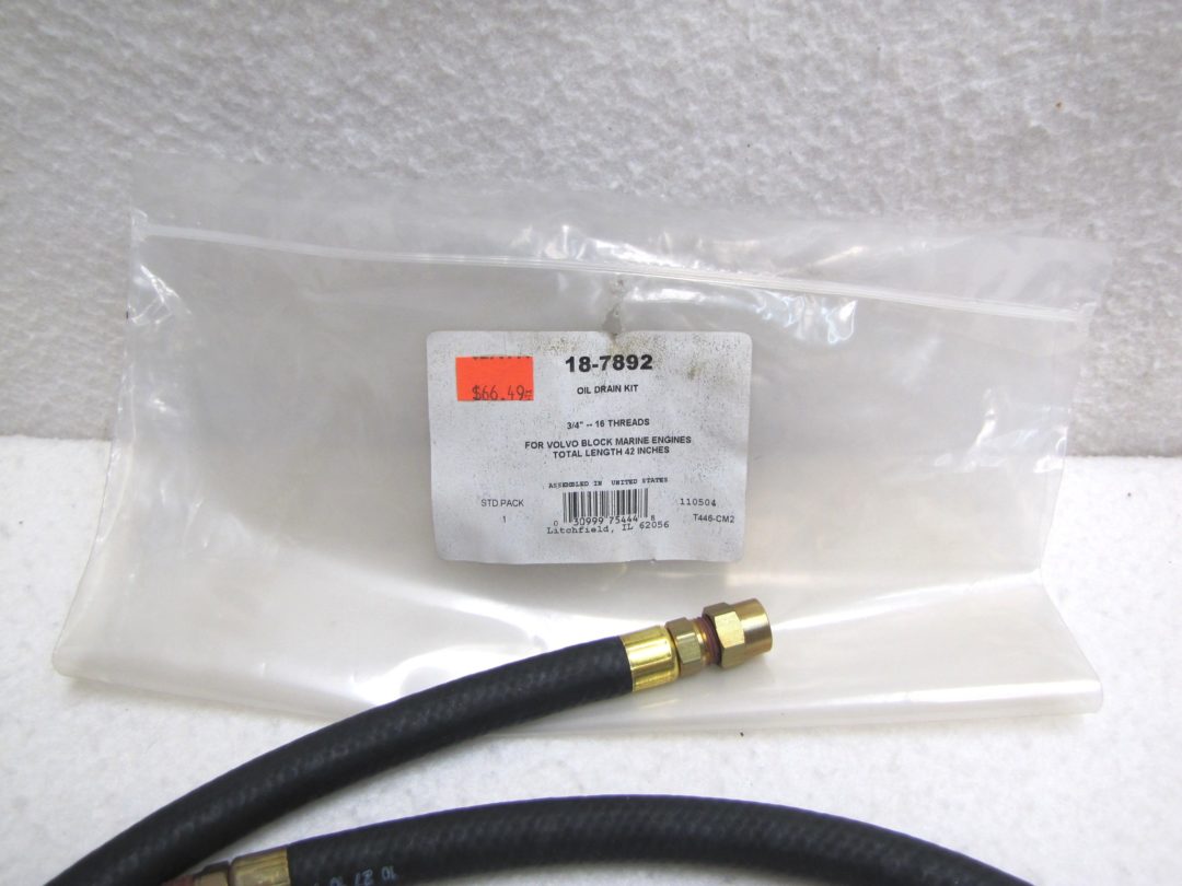 Sierra Marine 187892 Volvo Penta Oil Drain Kit 3/4″16 Threads