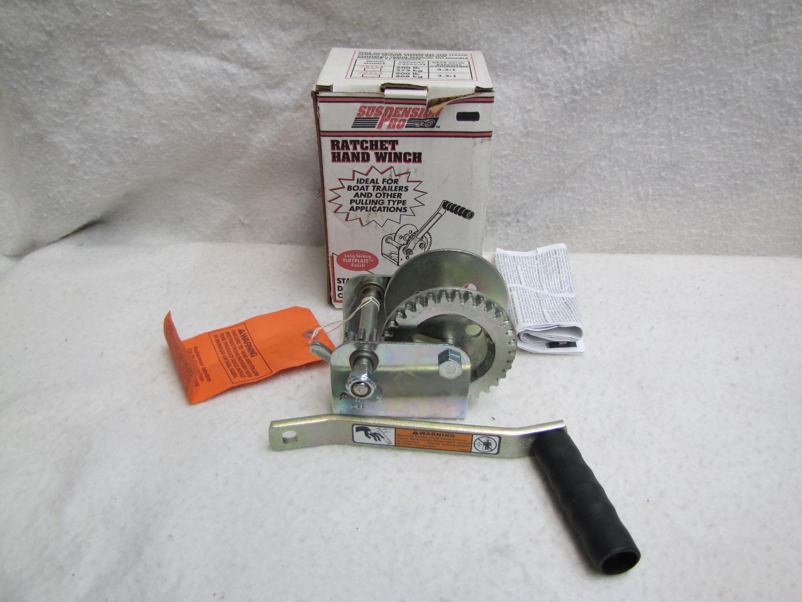 Suspension Pro Ratchet Hand Winch 900lb 70452 Express Marine