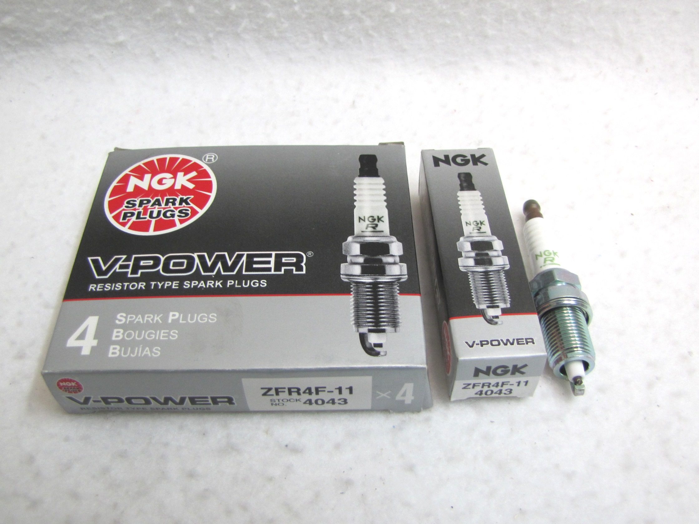NGK ZFR5D-11 Spark Plugs 4 Pack 