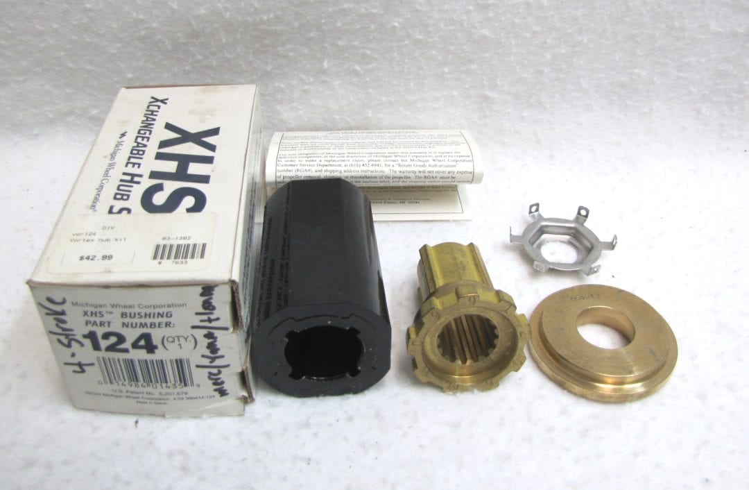 Michigan Wheel XHS 4 Stroke Merc Honda Yamaha Propeller Hub Kit 124