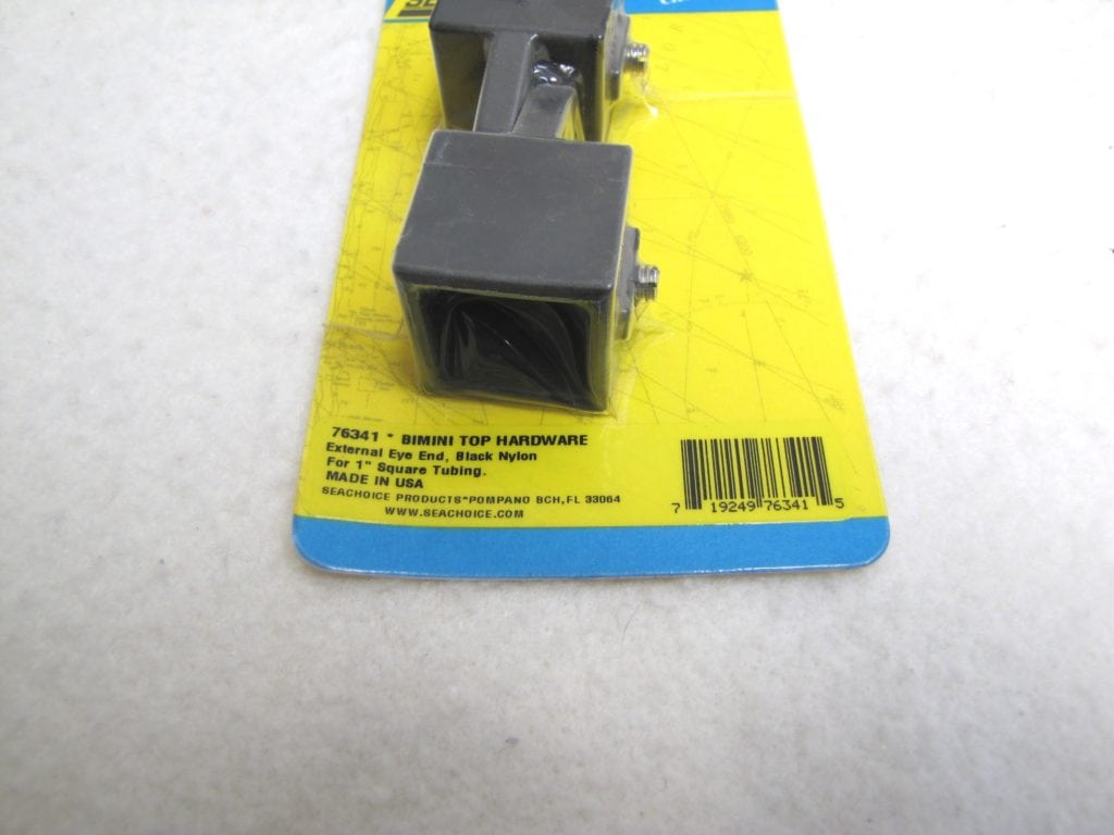 Seachoice External Eye End Cap for Bimini Top, Stainless Steel, 7/8 In