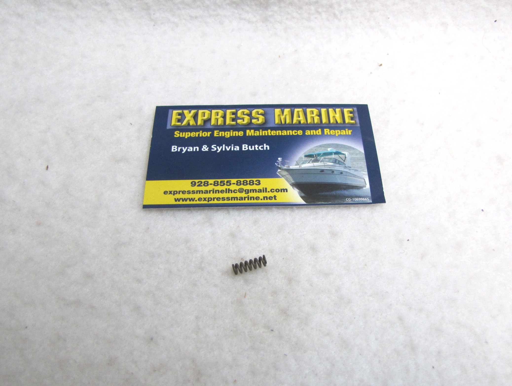 OMC Johnson Evinrude Handle to Washer Spring 303236 0303236