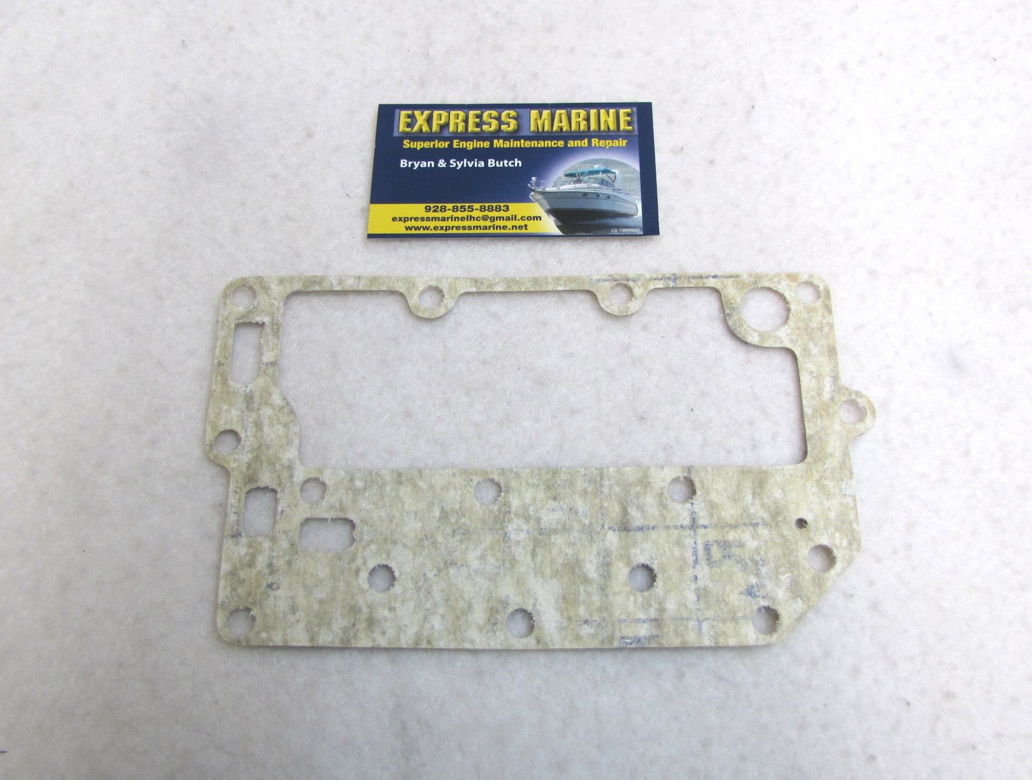 0324323 WSM Johnson Evinrude 20-35 Hp Outer Exhaust Cover Gasket 520-26 