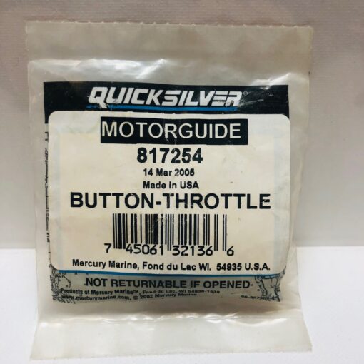 Quicksilver Commander Classic Remote Control Throttle Button 817254
