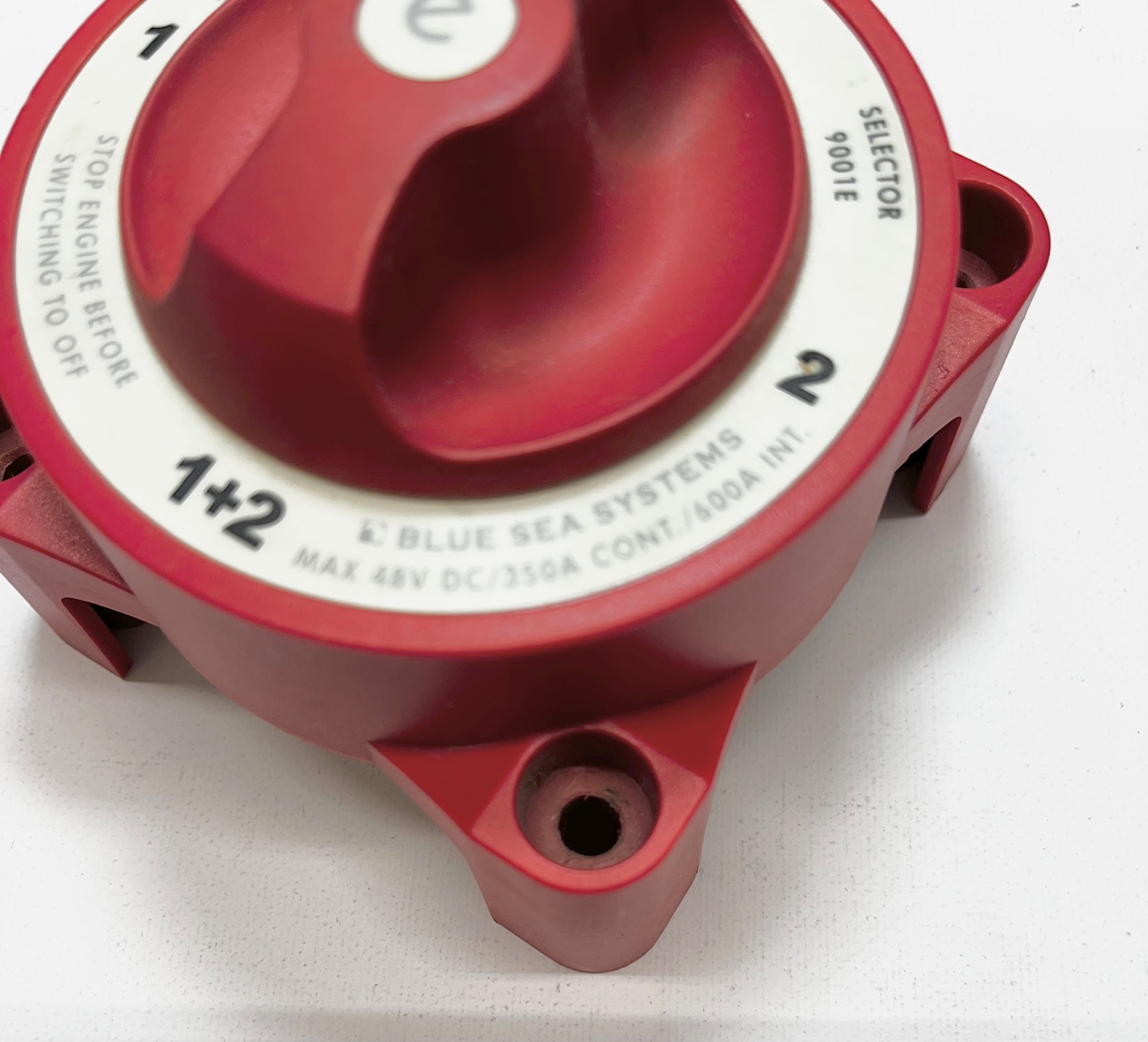 Blue Sea Systems Battery Switch eSeries 4 Way 350 AMP 9001E Express