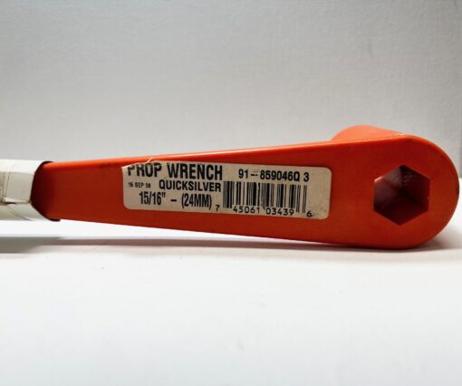 Quicksilver Mercury Orange Floating 15/16" Floating Propeller Wrench 91-859046Q3 - Image 4