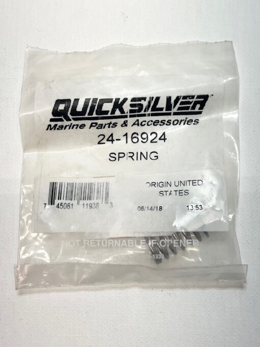 Quicksilver Mercury Control Handle Spring 24-16924