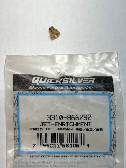 Quicksilver MerCruiser Carburetor Enrichment Jet 3310-866292