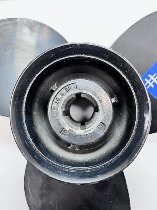 Quicksilver Mercury BlackMax 3 Blade 14 x 9 Aluminum Propeller 48-854340A45 - Image 6