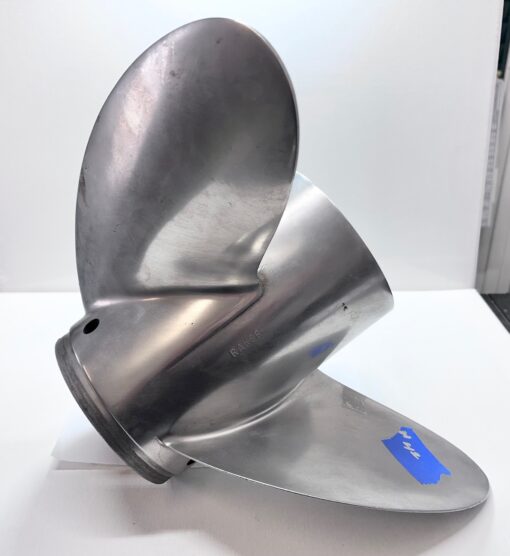 OMC Johnson Evinrude Raker 3 Blade 14.50 x 18 Stainless Propeller 394752 0394752 - Image 8