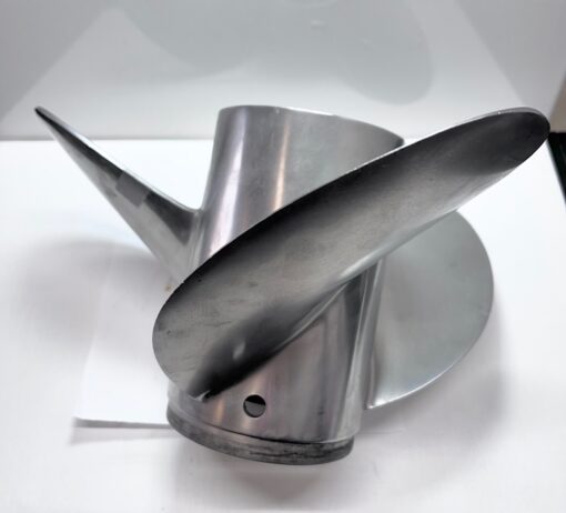 OMC Johnson Evinrude Raker 3 Blade 14.50 x 18 Stainless Propeller 394752 0394752 - Image 5