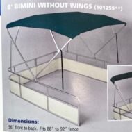 Signature Bimini Top Heavy Duty Canvas Spruce Green 8ft x 8ft 101255SG